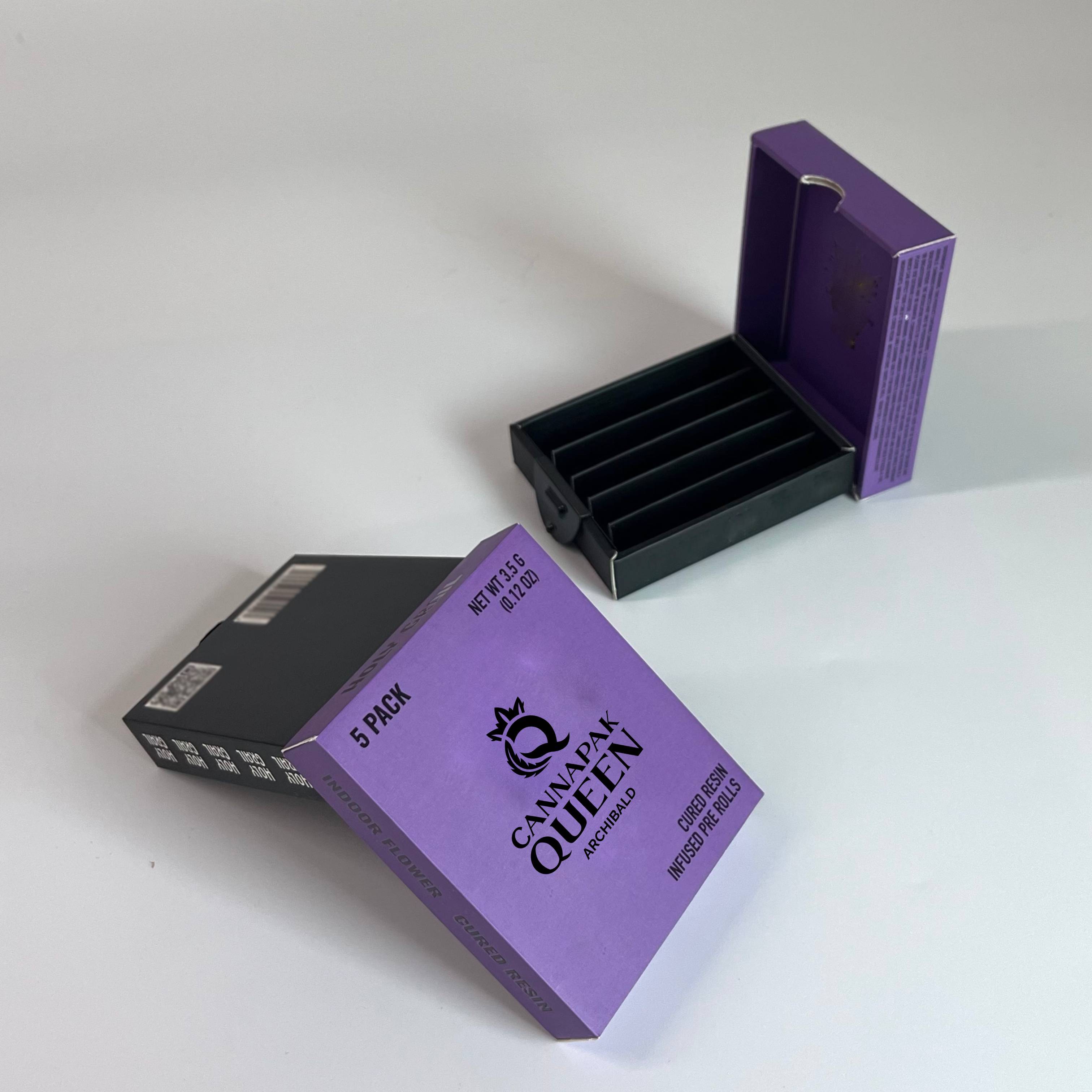 child-resistant flip box for pre-rolls